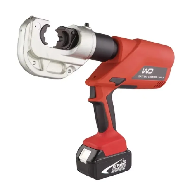 Chave de impacto hidráulica leve LED clássica a pilhas EC-400B 130KN 16-400m ㎡   Ferramenta para tubos de aço revestidos de plástico