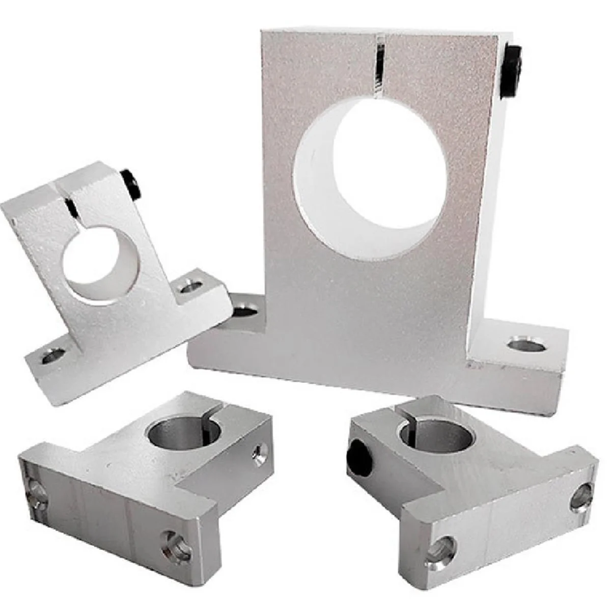 N18R 2 ชิ้น Linear Motion Rail Clamping Rod Rail Guide สนับสนุนเพลาวงเล็บข้อต่อ Mount SK12 12 มิลลิเมตร