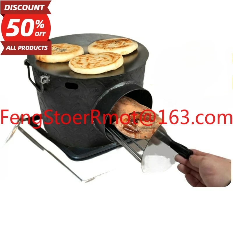 Fire stove, kitchen, gas pancake stove, frying oven, biscuit oven, roujiamo stove