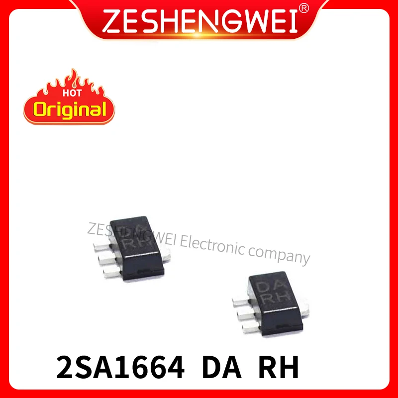 20PCS New Original SOT-89 DA RH 2SA1664 silk Screen RY RH SOT-89 slk Screen SMD Triode Transistor Brand
