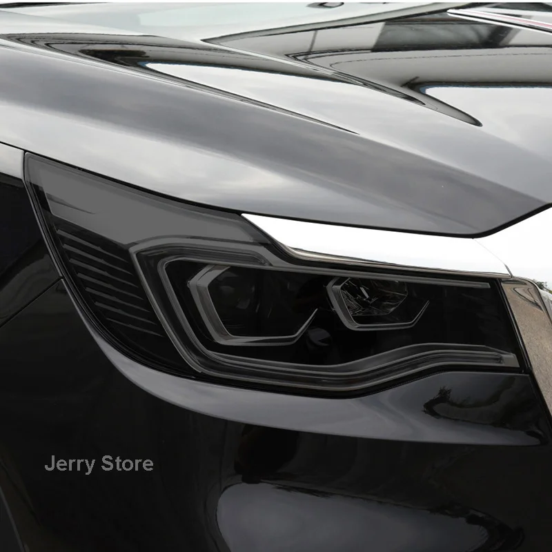 Headlight Protective Film For Red Banner HS7 2019-2023 Headlamp Smoked Black Tint Anti-Scratch Protective TPU Repair Sticker