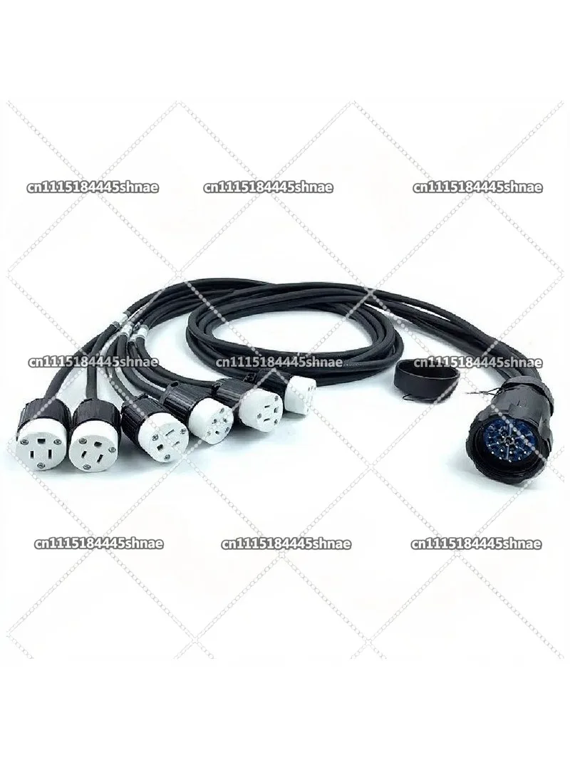 Suitable for stage audio 19 plug power extension cord of 10 meters