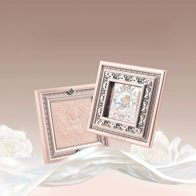 CHEERFLOR resaltador bronceadores paleta Angel Picture Frame Series contorno para piel oscura Iluminador maquillaje en polvo