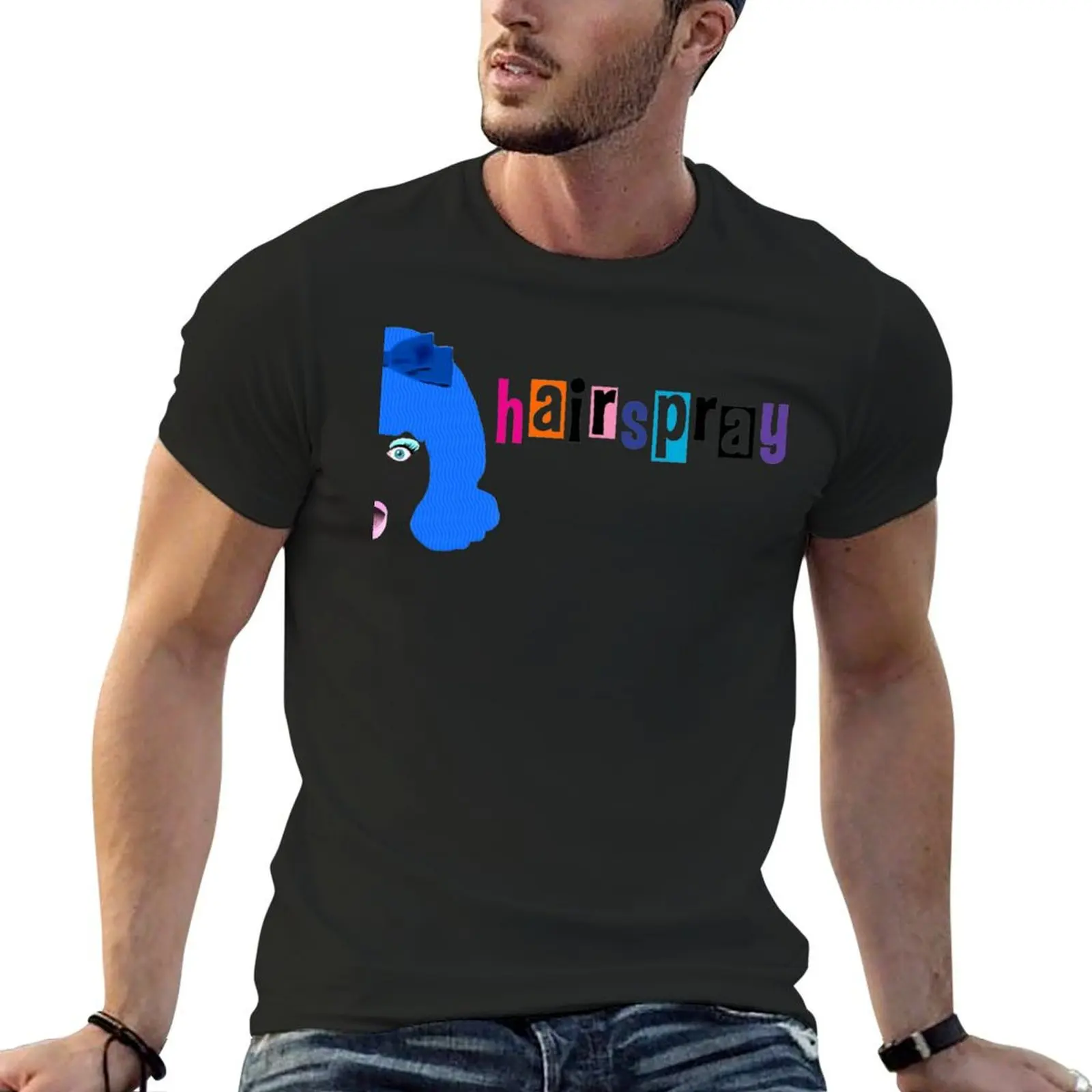 hairspray-logo T-Shirt baggy shirts designer shirts mens t shirts top quality