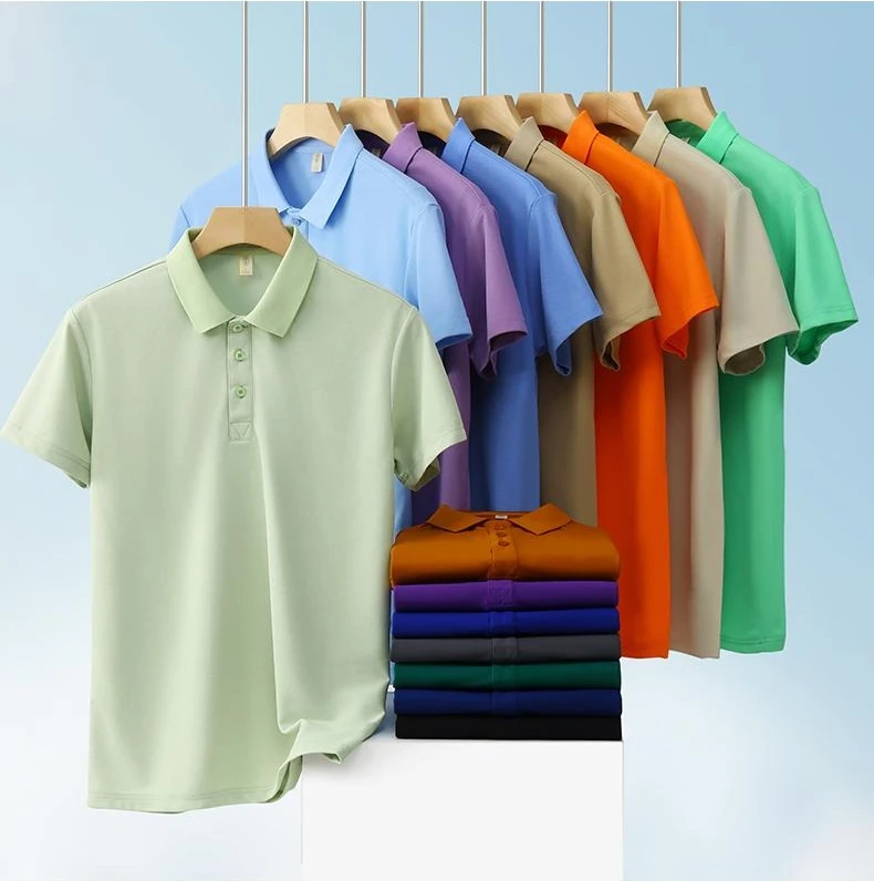 

Multicolor Men's Polo Shirt Breathable Casual Women Short Sleeve Tshirt High-quality Business Top Summer Trend Clothes Plus Size