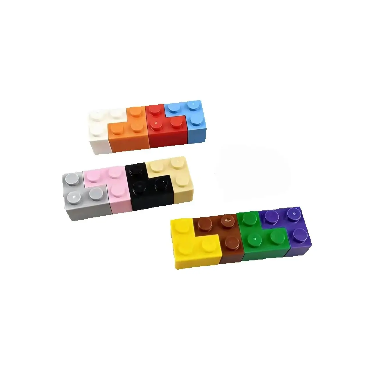 10PCS 2357 Corner Right Angle Building Block Moc Compatible with Brick DIY Children's Toy Assembly Gift