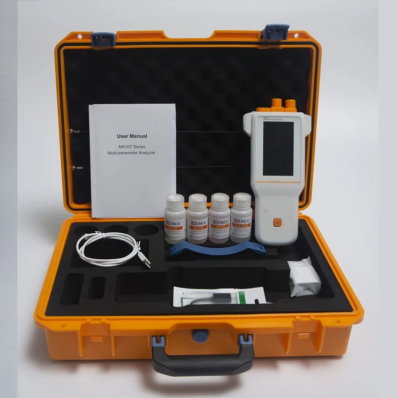 M510T 8in1 Water Quality Test Kit Digital Tds Ec ORP Res Salinity Temperature Do Meter Portable Dissolved Oxygen Acidity Meter