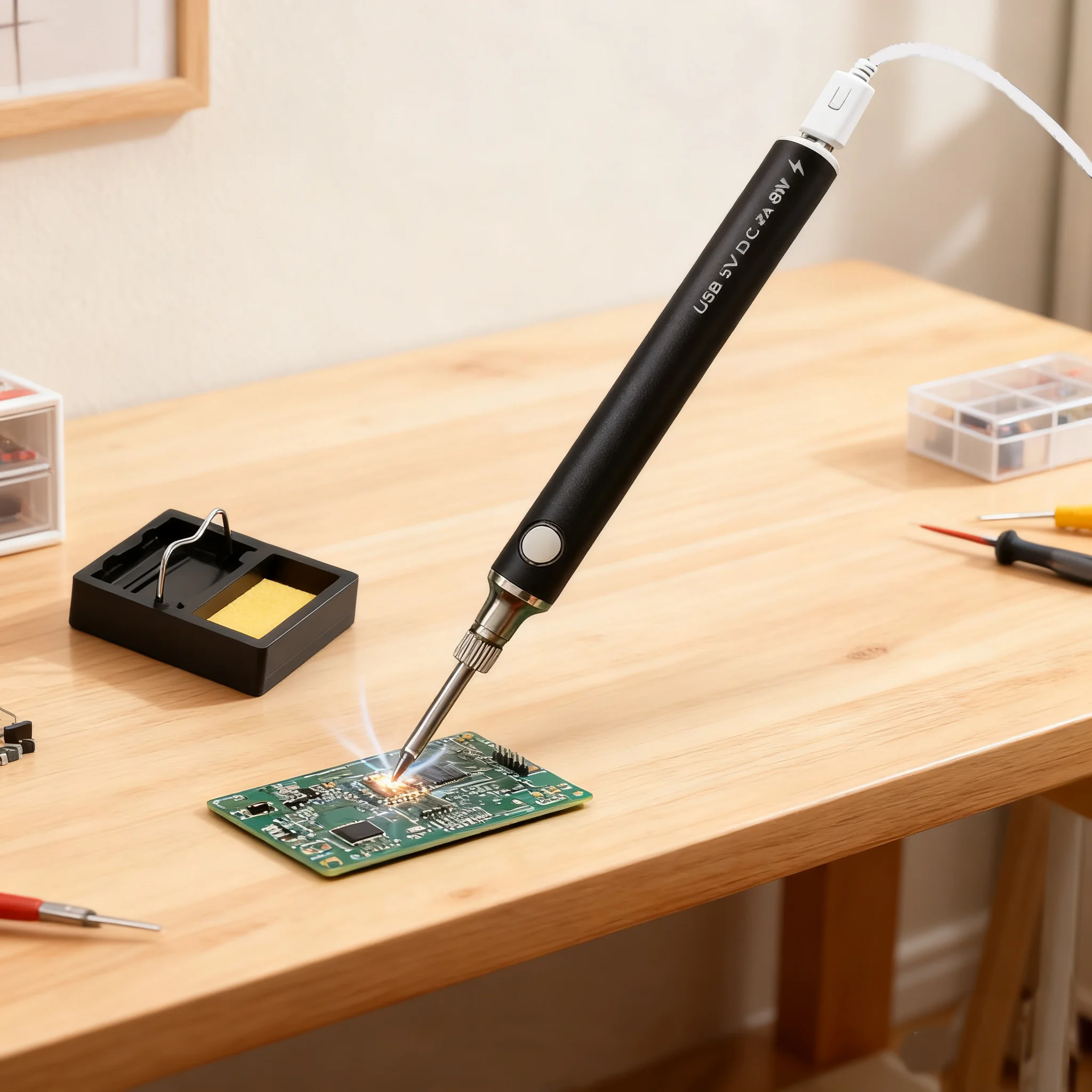 Plug-In Digital Display Intelligent Soldering Kit | Non-Rechargeable Version,Soldering Tool Widely Used for And Electronic Repai