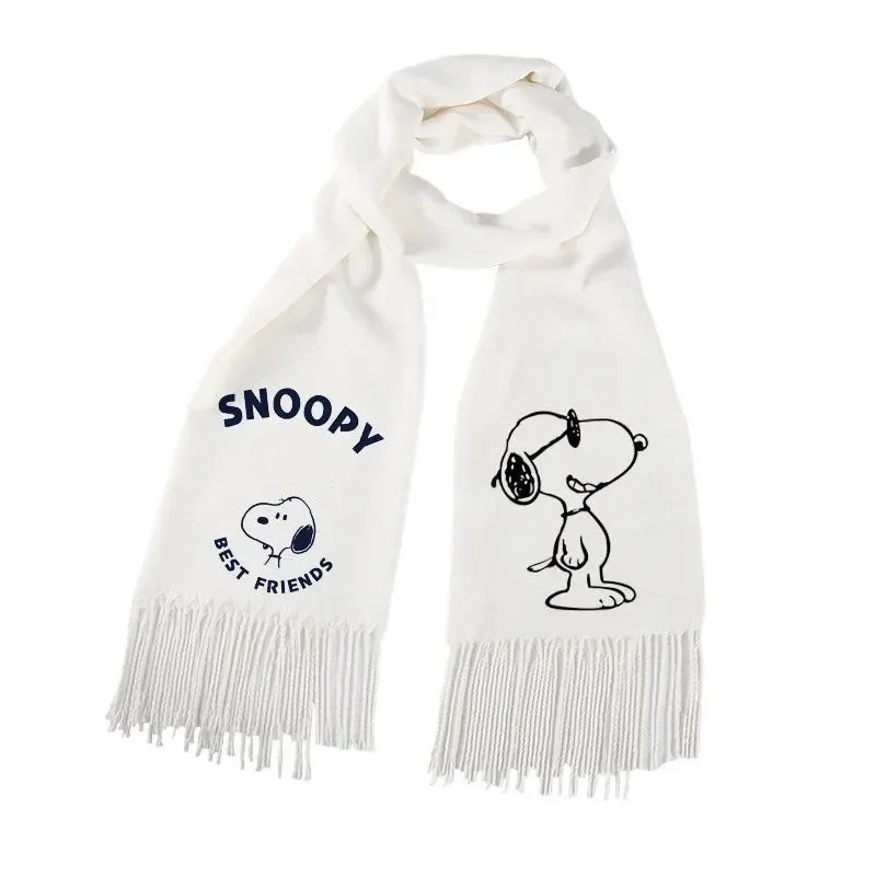 

Snoopy fashion Scarf Cute Autumn and Winter wrap Couple Scarf Casual Warm neckerchief Neckwear Shawl Boys Girls Scarf bandelet