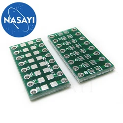 10pcs/lot SMD to straight plug 0805 0603 0402 SMT to DIP capacitor resistance LED SMT adapter board