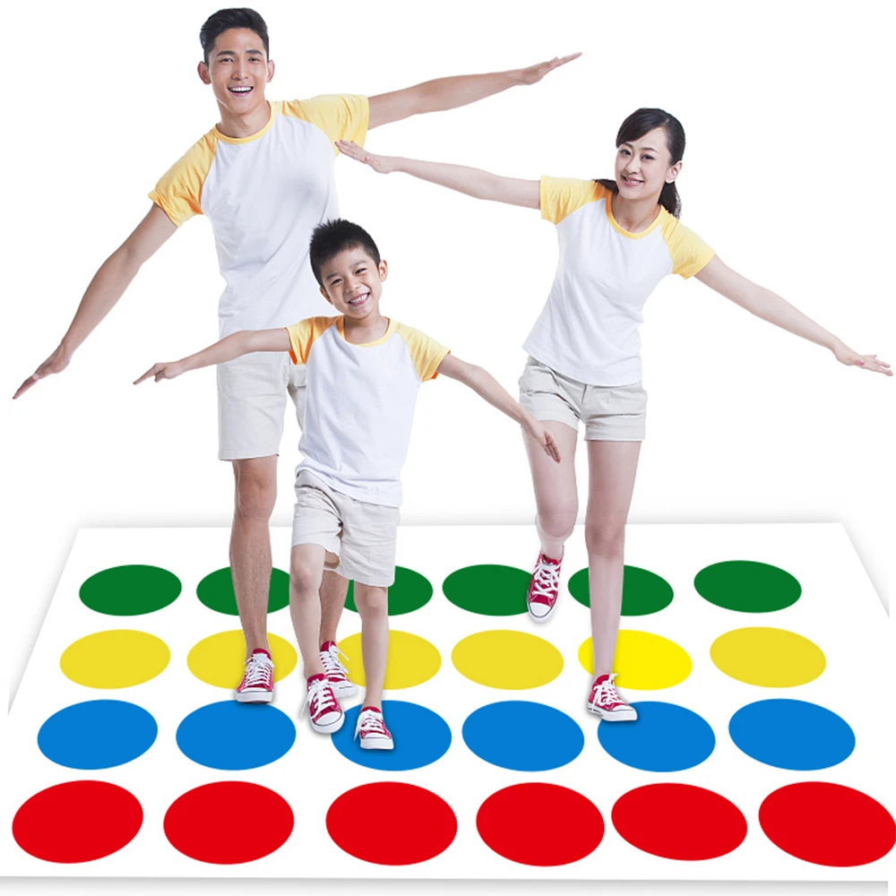 Giochi da tavolo divertenti all'aperto twister Indoor Twisting The Body For Children Adult Sport Interactive for Family Friend Group Party Toy