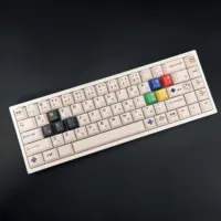Aifei SFC Keycaps 142 Keys PBT Dye Sublimation Cherry Black White Japanese Mechanical Keyboard Game PC AULA F75 Anne Pro 2