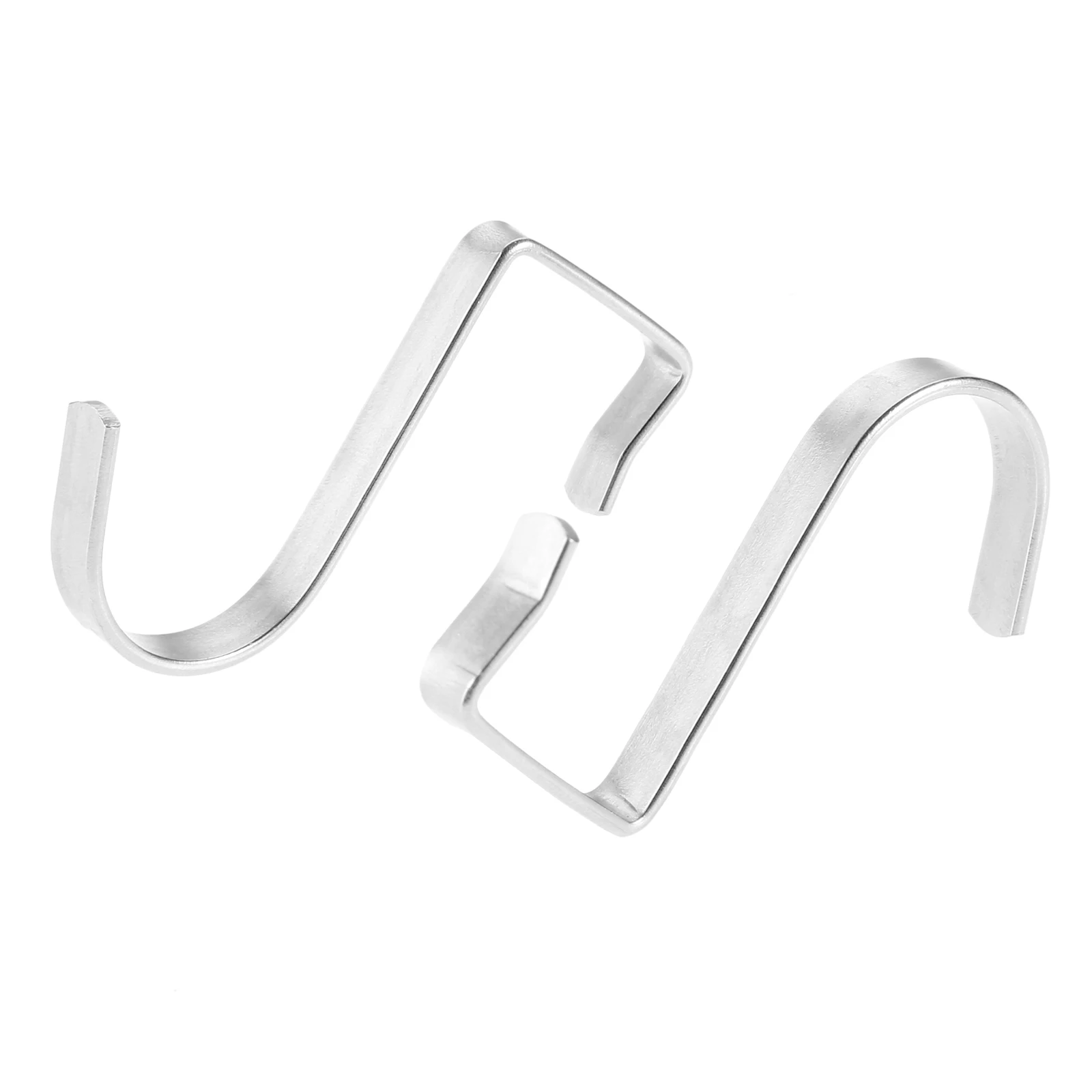 

10/20pcs Stainless Steel S Hooks Pot Clasp Rack Hanging Hook Holders Organizer Kitchen Essential Clothes Hanger Home Accessories