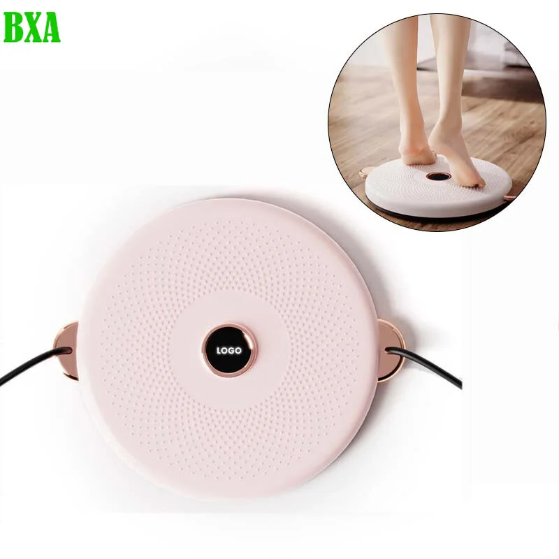 Fitness Slimming Twister Board Exercise Waist Twisting Disc with Pull Rope Fitness Twisting Waist Exercise Thin Waist for Home