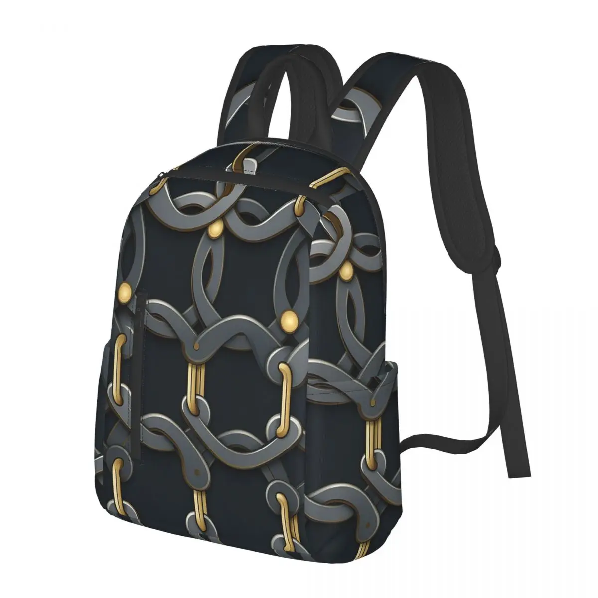 

Reminiscent Of Chains Student Backpack School Bag Hiking Travel Daypack for Men Women Bookbag Shoulder Bags