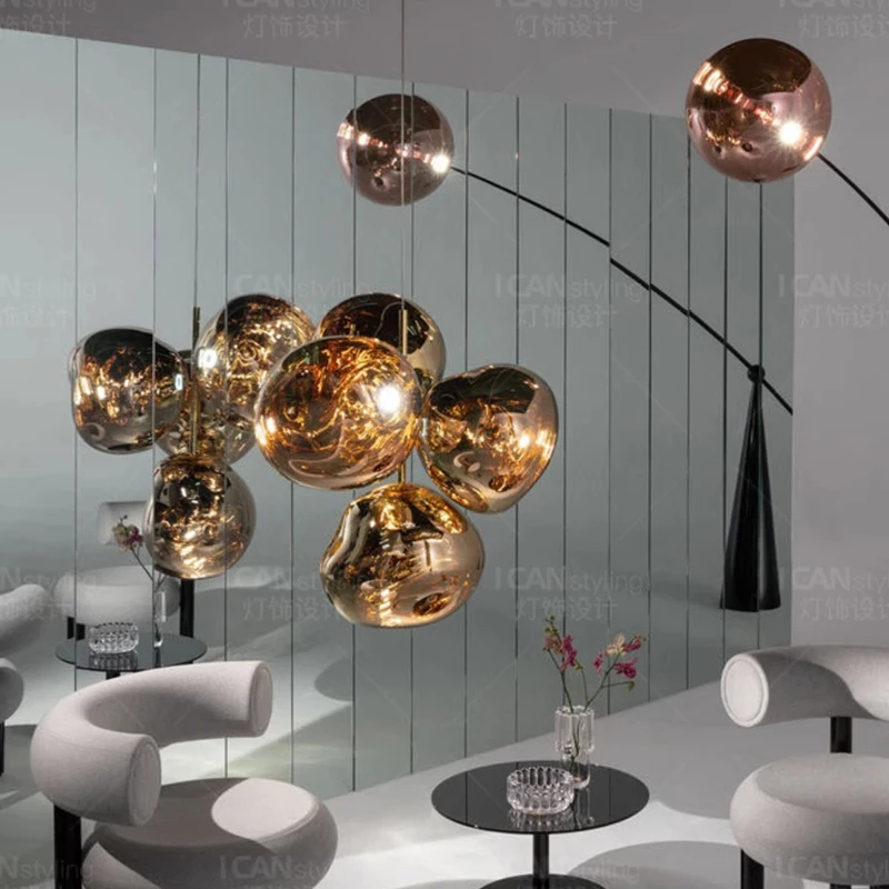 

Современный свет в европейском стиле, роскошные светодиодные светильники для украшения дома, подвесные светильники для гостиной, подвесные светильники для столовой, комнатные ли