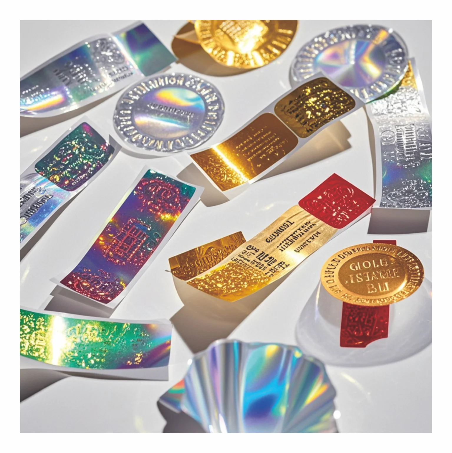 Professional Fancy Hologram Label With Bar Code Eye Shadow Hologram Label With Great Price