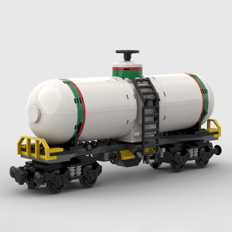 

MOC Train Tanker Wagon， Trains, city trains, DIY sets, children's toys, building blocks, Christmas gifts