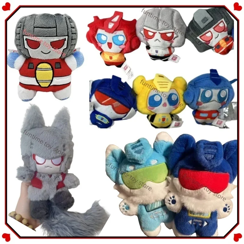 New Mini 8cm Transformation Pendant Plush Doll Toy Cute 20cm Grey Megatron Stuffed Pillow Doll Collection Modle Toy For Kid Gift