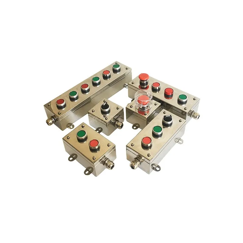 

304 stainless steel, metal button box, waterproof and dustproof control box