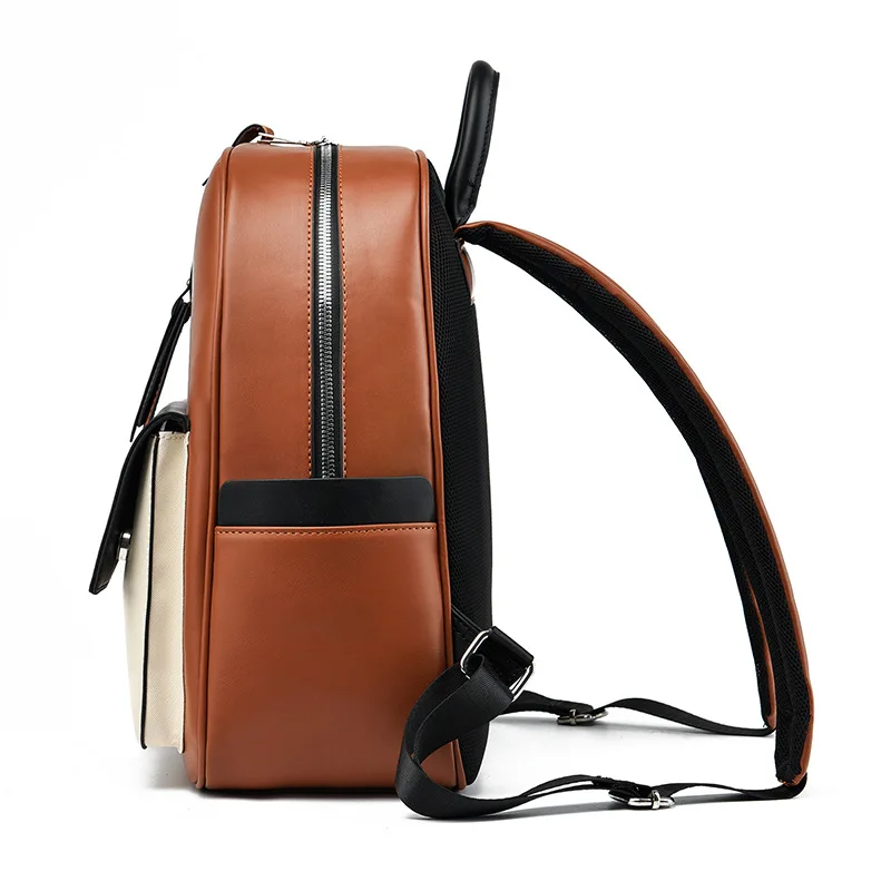 Large Capacity Travel Backpack Shoulder Bag Women's Style Double Strap Practical Soft Material for Home And Travel Use