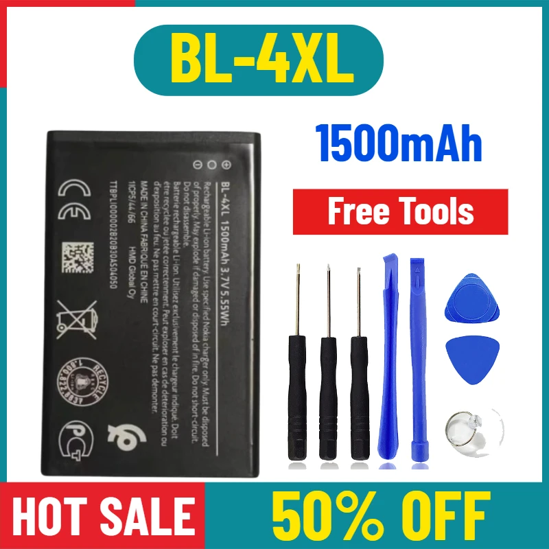 

1500mAh for Nokia BL-4XL 6300 TA-1311 TA-1287 Mobile Phone Battery