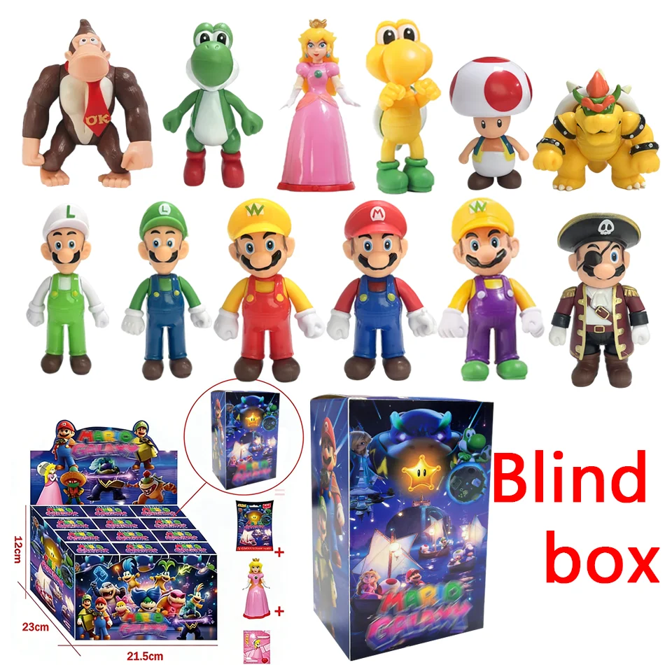 

Коллекционные фигурки Super Mario Bros: Луиджи, Йоши, Марио. Креативные модели с подвижными суставами. Идеальный подарок на день рождения.