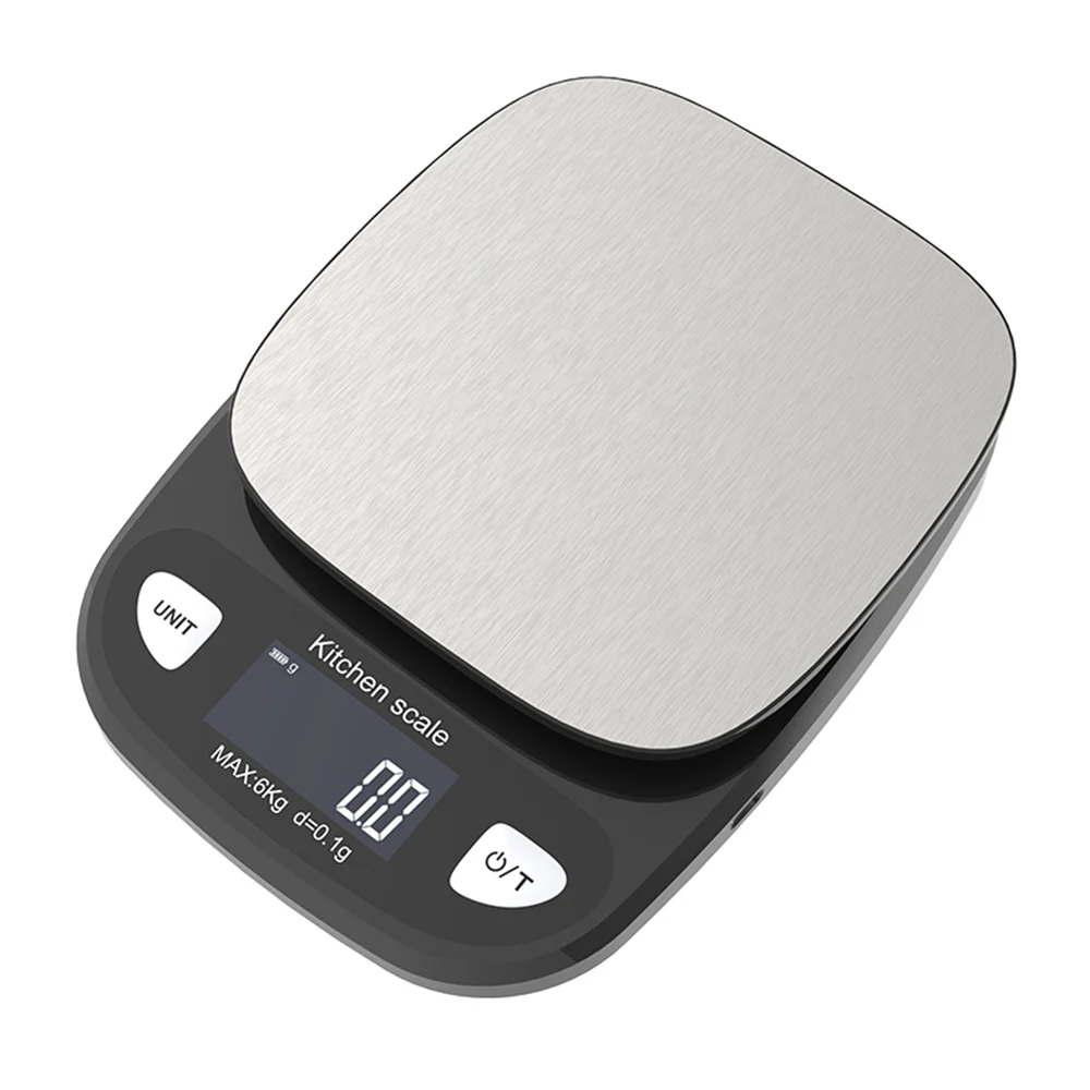 Wholesale  Stainless Steel 6kg 12kg   Electric Electronic Weight Scale Measuring Kitchen Food Digital  Scale