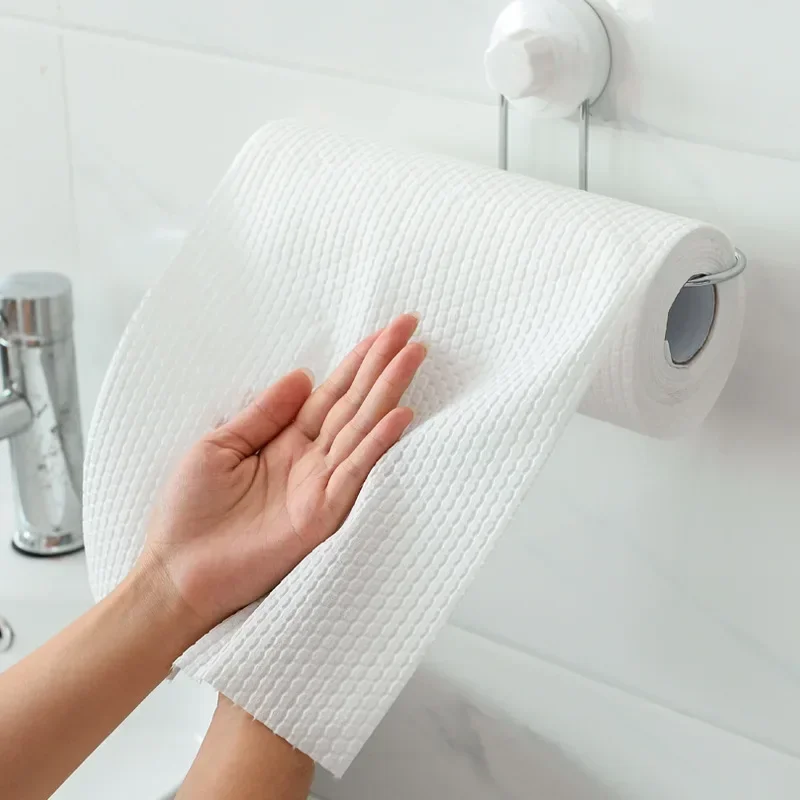 Disposable Kitchen Cleaning Cloths Reusable Household Rags Non-woven Dish Rag Wash Paper Towels Non-stick Oil Dishcloths Wipes