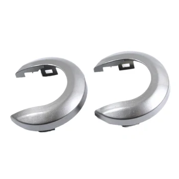 2Pcs רכב פנים דלת ידית כיסוי ידית Escutcheon לניסן Tiida 2005-2010 1.6 LIVINA NV200 Geniss כסף אפור