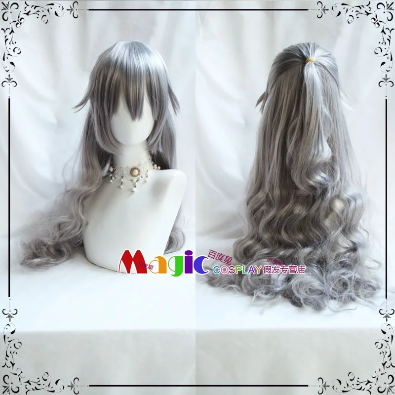 

Anime Honkai Impact 3 Bronya Zaychik Cosplay Wig Cosplay Grey Long Hair Heat Resistant