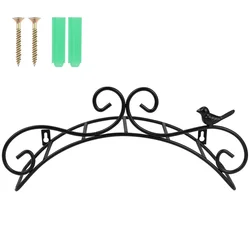 Heavy Duty Wall Mounted Garden Hose Holder Water Hose Holder Iron Wall Hanger For Garden Hose Retro Appearance Hose Organizer