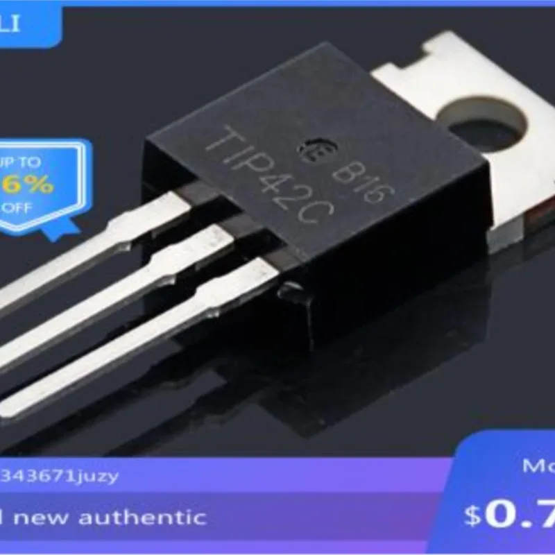 100% NEW   TIP42C  TO-220 100V 6A