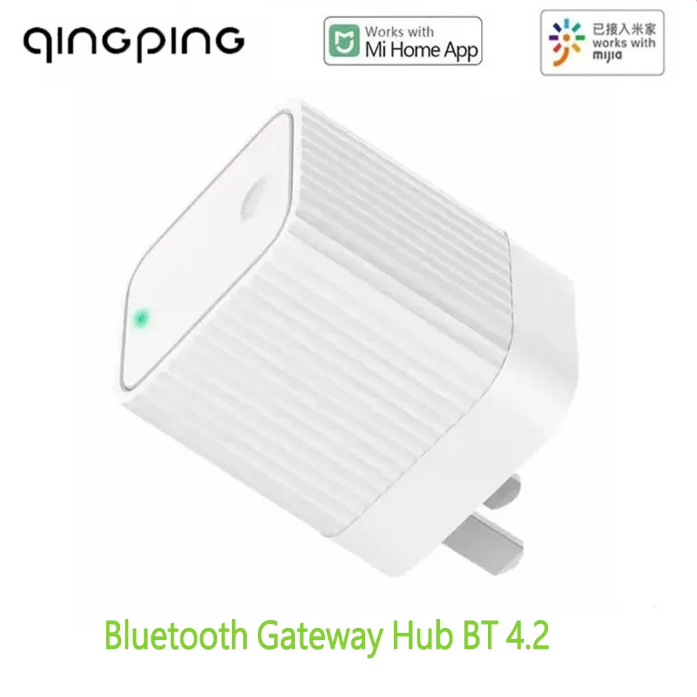 

Qingping Bluetooth Gateway Hub BT 4.2 Compatible WIFI Remote View Data Sub-Device Smart Linkage Home Device for Xiaomi Mihome