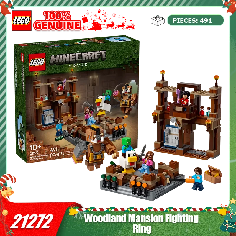 

LEGO Building Blocks My World 21272 Forest Mansion Battle Arena Boys and Girls Children's Toys Christmas Gifts