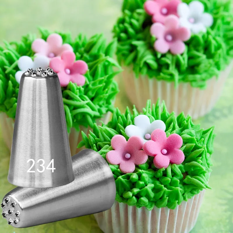 #234 Grass Pastry Nozzles For Decorating Cake Cream Nozzle Cute Cartoon Animal Icing Piping Tips Hedgehog Decorator Baking Tools