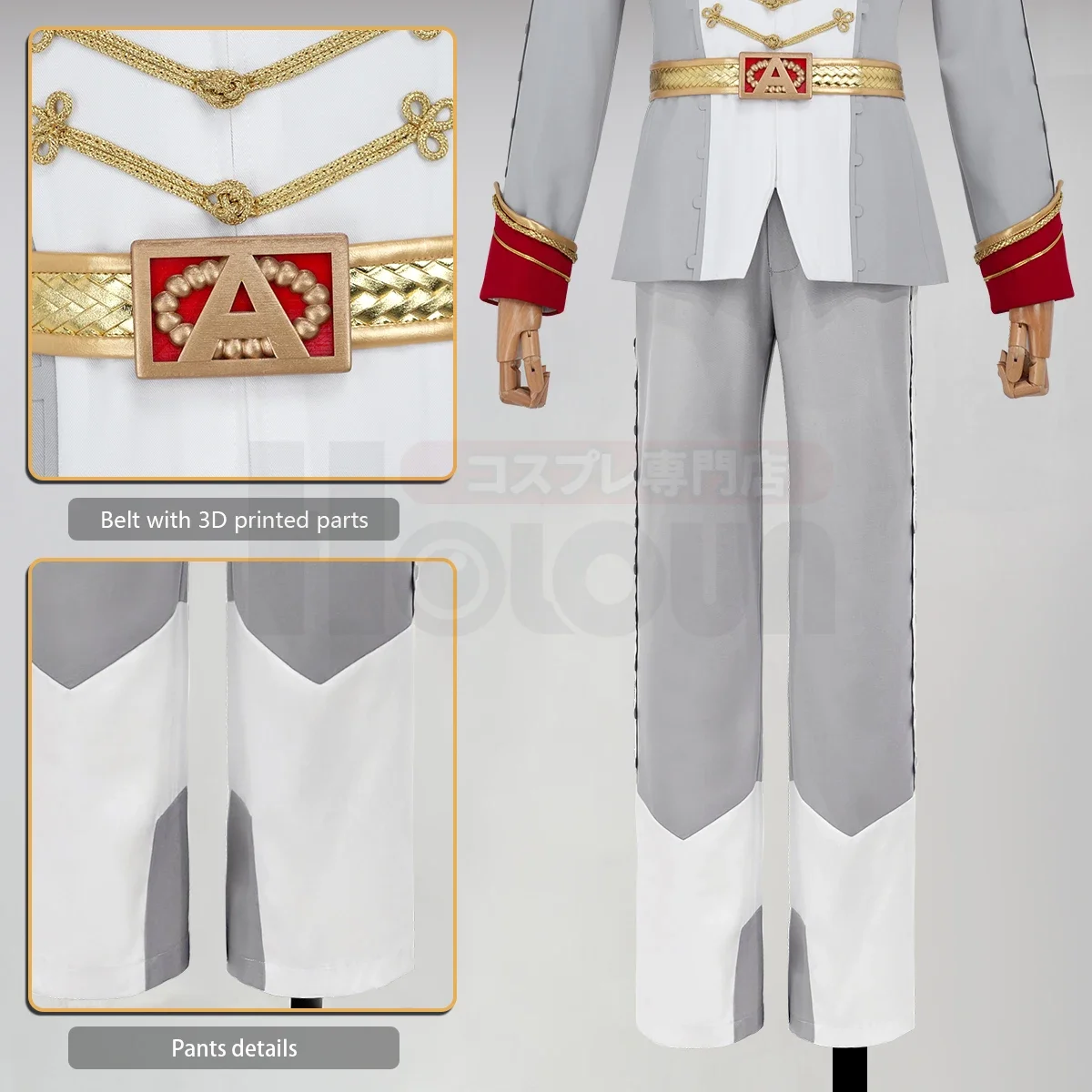 코스프레 P5 게임 아케치 고로 코스프레 의상 가발 크로우 그레이 유니폼 마스크 코스 콘벤션 무대 코믹 슈트 크리스마스 새해 선물