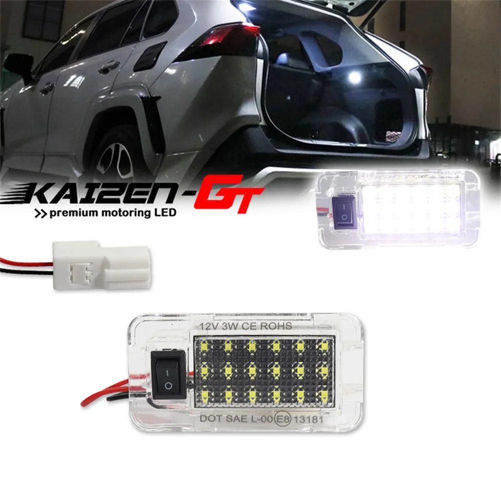 1PC White LED Trunk Cargo Area Light Trunk Luggage Compartment Light For Toyota RAV4 MK5 Scion XB TC Highlander Prius Venza 12V