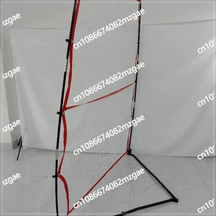 Portable tennis rebound training net, wall rebound net movable practice wall serve exerciser