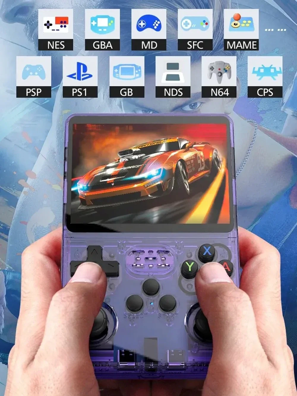 ARKOS R36S Retro Handheld Game Console Linux Systeem 3,5-inch IPS Scherm Video Player 64GB/128GB Draagbare Handheld Game Console - afbeelding 2