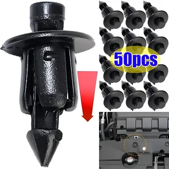 50/1 adet oto raptiye klip araba plastik perçinler bağlantı elemanları için Fit evrensel oto Fairing Push Clips11mm X 20mm araba motosiklet