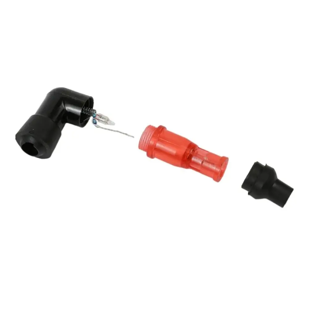 

Universal Motorcycle Flash Spark Plug Cap 90 Degree Professional Flashing Spark Plug Cap Connector Enhance Performance