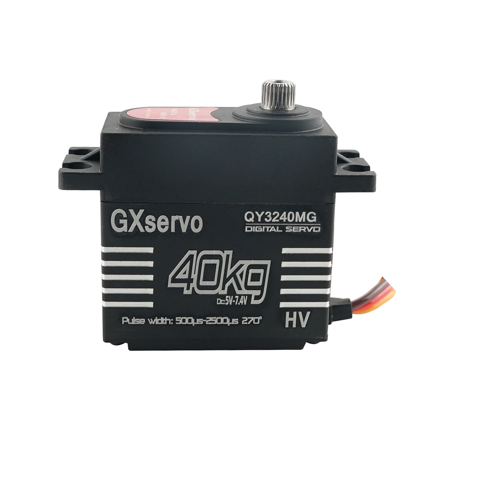 GXservo 40KG Digital Servo High Torque Steel Gear Aluminium Alloy 270 Degree IP67 for 1:8 1:10 RC Climbing Car Robot Model - view 3