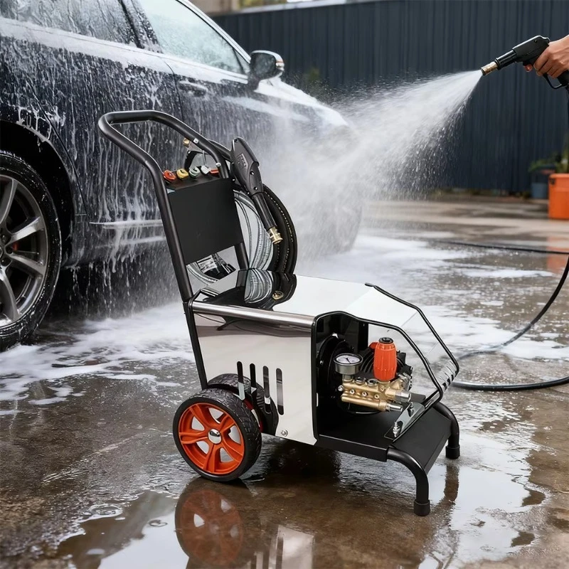 Industrial Commercial Electric High Pressure Car Washer Water Jet Cleaner Fully Automatic Machine With Pump and Motor