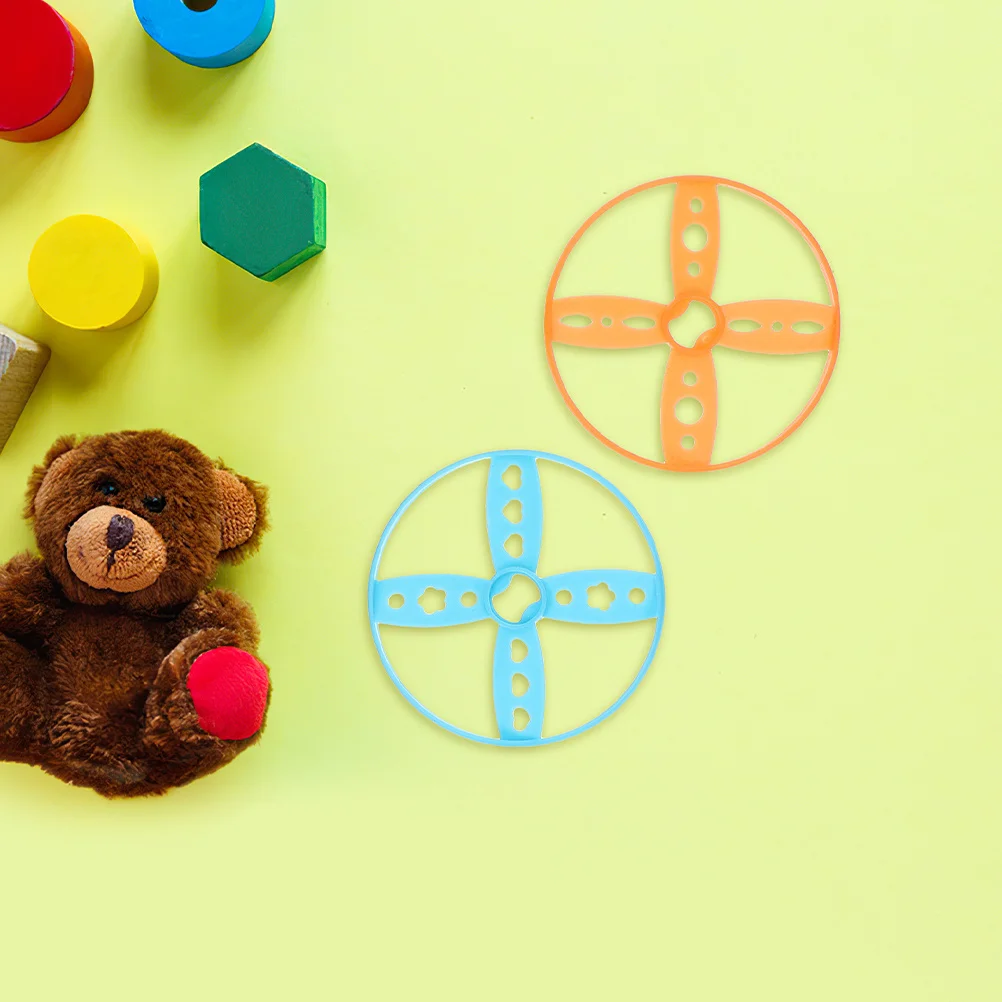 24개 플라스틱 플라잉 디스크 세트, 내구성 있는 야외 스포츠 게임, 어린이 해변 활동 디스크 세트