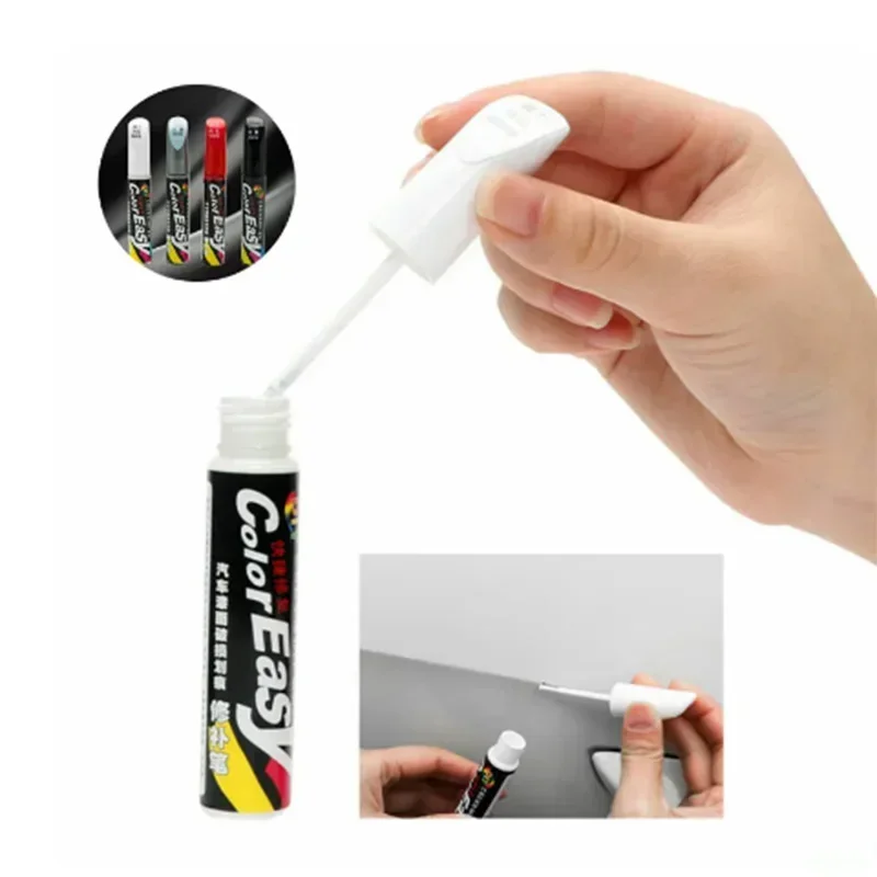 Car Touch-up Pen Paint Touch-up Pen Pearl White Black Red And Silver Paint Touch-up Scratch Removal Pen Used Motorcycle amabilis