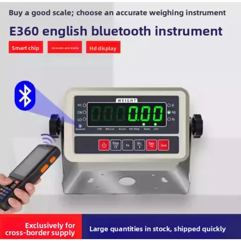 English Version Weighing Display Bluetooth Meter Dual Side Digital Scale Express Use