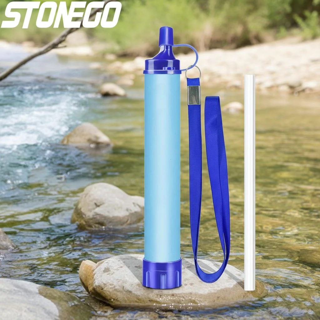 

Portable Outdoor Water Purifier Camping Hiking Survival Filter Lightweight Emergency Water Purification for Streams Lakes Rivers