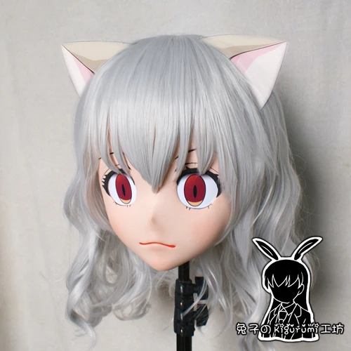 (RK9182)Top Quality Handmade Female Resin Cosplay Japanese Role Play Pedro Kigurumi Mask Crossdresser Doll Transgender Mask