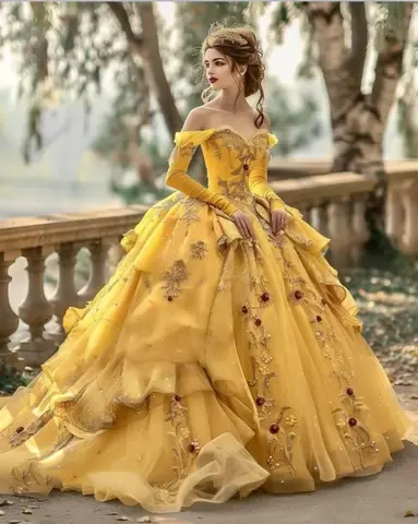 8 best sales gyllene klänning - №5